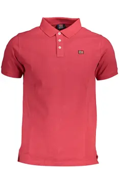 NORWAY 1963 MEN'S SHORT SLEEVED POLO SHIRT RED