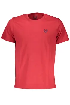 GIAN MARCO VENTURI MEN'S SHORT SLEEVE T-SHIRT RED