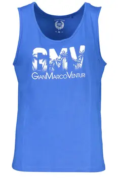 GIAN MARCO VENTURI MAN BLUE TANK TOP