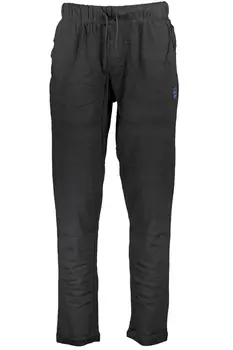 GIAN MARCO VENTURI BLACK MAN TROUSERS