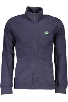GIAN MARCO VENTURI MEN'S BLUE ZIPPED SWEATSHIRT