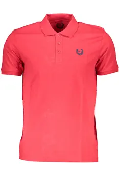 GIAN MARCO VENTURI MEN'S POLO SHORT SLEEVE RED