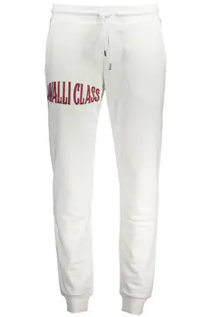 CAVALLI CLASS WHITE MEN'S TROUSERS
