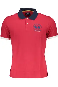 LA MARTINA POLO SHORT SLEEVE MAN RED