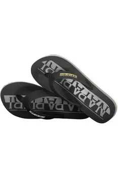 NAPAPIJRI SHOES BLACK WOMEN'S SLIPPERS