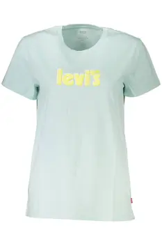 LEVI'S LIGHT BLUE WOMEN'S SHORT SLEEVE T-SHIRT