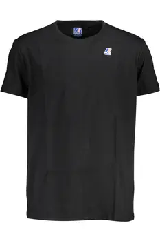 K-WAY T-SHIRT SHORT SLEEVE MAN BLACK