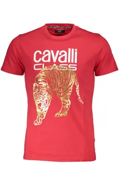 CAVALLI CLASS T-SHIRT SHORT SLEEVE MAN RED