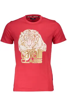 CAVALLI CLASS T-SHIRT SHORT SLEEVE MAN RED