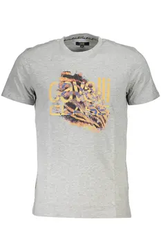 CAVALLI CLASS T-SHIRT SHORT SLEEVE MAN GRAY