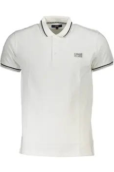 CAVALLI CLASS POLO SHORT SLEEVE MAN WHITE