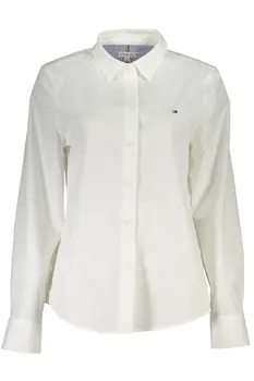 TOMMY HILFIGER WOMEN'S LONG SLEEVE SHIRT WHITE
