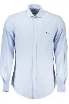 HARMONT & BLAINE MEN'S BLUE LONG SLEEVE SHIRT