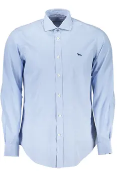 HARMONT & BLAINE MEN'S BLUE LONG SLEEVE SHIRT