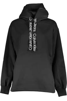 CALVIN KLEIN WOMEN'S ZIPLESS SWEATSHIRT BLACK
