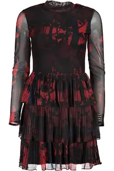 DESIGUAL BLACK WOMEN'S SHORT DRESS