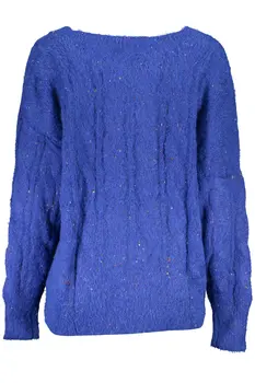 DESIGUAL BLUE WOMEN'S SWEATER