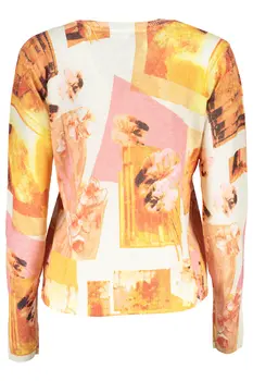 DESIGUAL WHITE WOMEN'S SWEATER