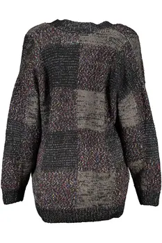 DESIGUAL BLACK WOMEN'S CARDIGAN
