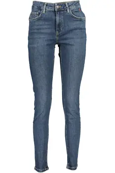 DESIGUAL WOMEN'S DENIM JEANS BLUE