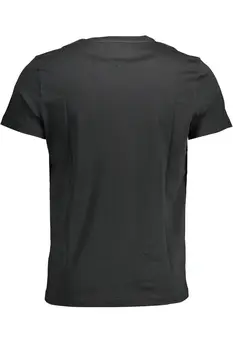 TOMMY HILFIGER MEN'S SHORT SLEEVE T-SHIRT BLACK