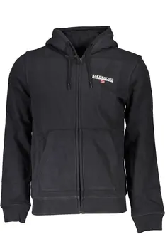 NAPAPIJRI MEN'S BLACK ZIP SWEATSHIRT