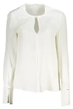 PATRIZIA PEPE WOMEN'S LONG SLEEVE SHIRT WHITE