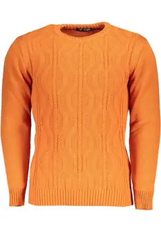 US GRAND POLO MEN'S ORANGE SWEATER