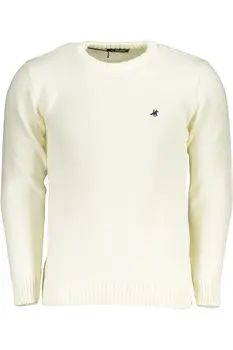 US GRAND POLO MEN'S WHITE SWEATER