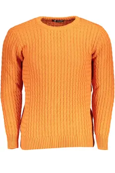 US GRAND POLO MEN'S ORANGE SWEATER
