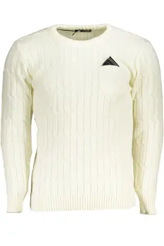 US GRAND POLO MEN'S WHITE SWEATER