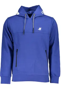US GRAND POLO MEN'S BLUE ZIPLESS SWEATSHIRT