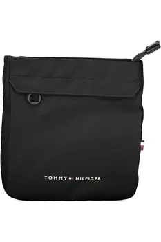TOMMY HILFIGER MEN'S BLACK SHOULDER BAG