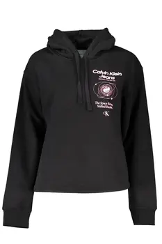 CALVIN KLEIN WOMEN'S ZIPLESS SWEATSHIRT BLACK