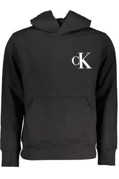 CALVIN KLEIN MEN'S BLACK ZIPLESS SWEATSHIRT