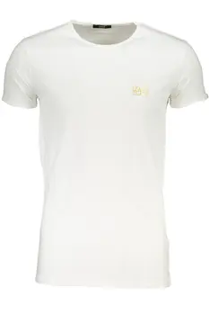 CAVALLI CLASS MEN'S SHORT SLEEVED T-SHIRT WHITE