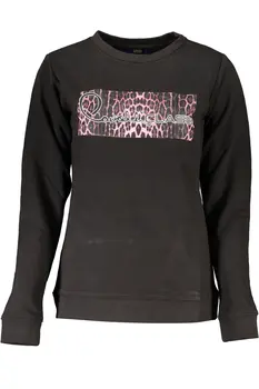 CAVALLI CLASS WOMEN'S ZIPLESS SWEATSHIRT BLACK
