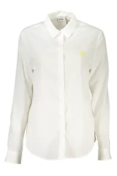 DESIGUAL WOMEN'S LONG SLEEVE SHIRT WHITE