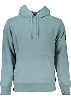 CALVIN KLEIN MEN'S GREEN ZIPLESS SWEATSHIRT