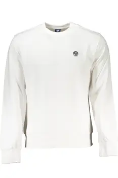 NORTH SAILS MEN'S WHITE ZIPLESS SWEATSHIRT
