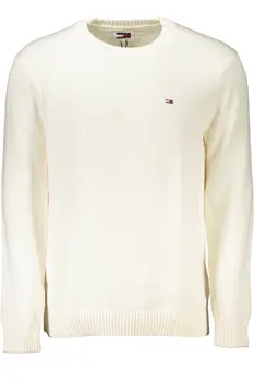 TOMMY HILFIGER MEN'S WHITE SWEATER