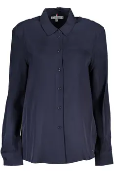 TOMMY HILFIGER WOMEN'S LONG SLEEVE SHIRT BLUE