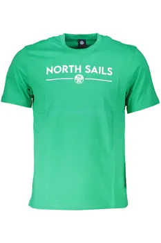 NORTH SAILS GREEN MEN'S SHORT SLEEVED T-SHIRT