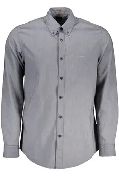 HUGO BOSS MEN'S LONG SLEEVE SHIRT BLUE