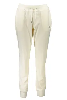 GUESS JEANS WHITE WOMEN'S TROUSERS