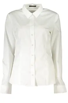 GUESS JEANS WOMEN'S LONG SLEEVE SHIRT WHITE