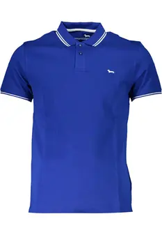 HARMONT & BLAINE MEN'S SHORT SLEEVED POLO SHIRT BLUE