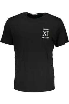 BIKKEMBERGS MEN'S SHORT SLEEVE T-SHIRT BLACK