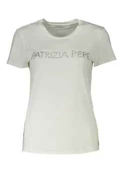 PATRIZIA PEPE WOMEN'S SHORT SLEEVE T-SHIRT WHITE