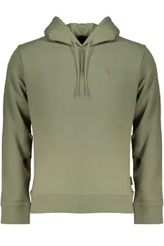 NAPAPIJRI GREEN MEN'S ZIPLESS SWEATSHIRT